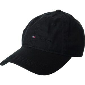 Tommy Hilfiger Men's Cotton Logo Adjustable Baseball Cap Classic Look